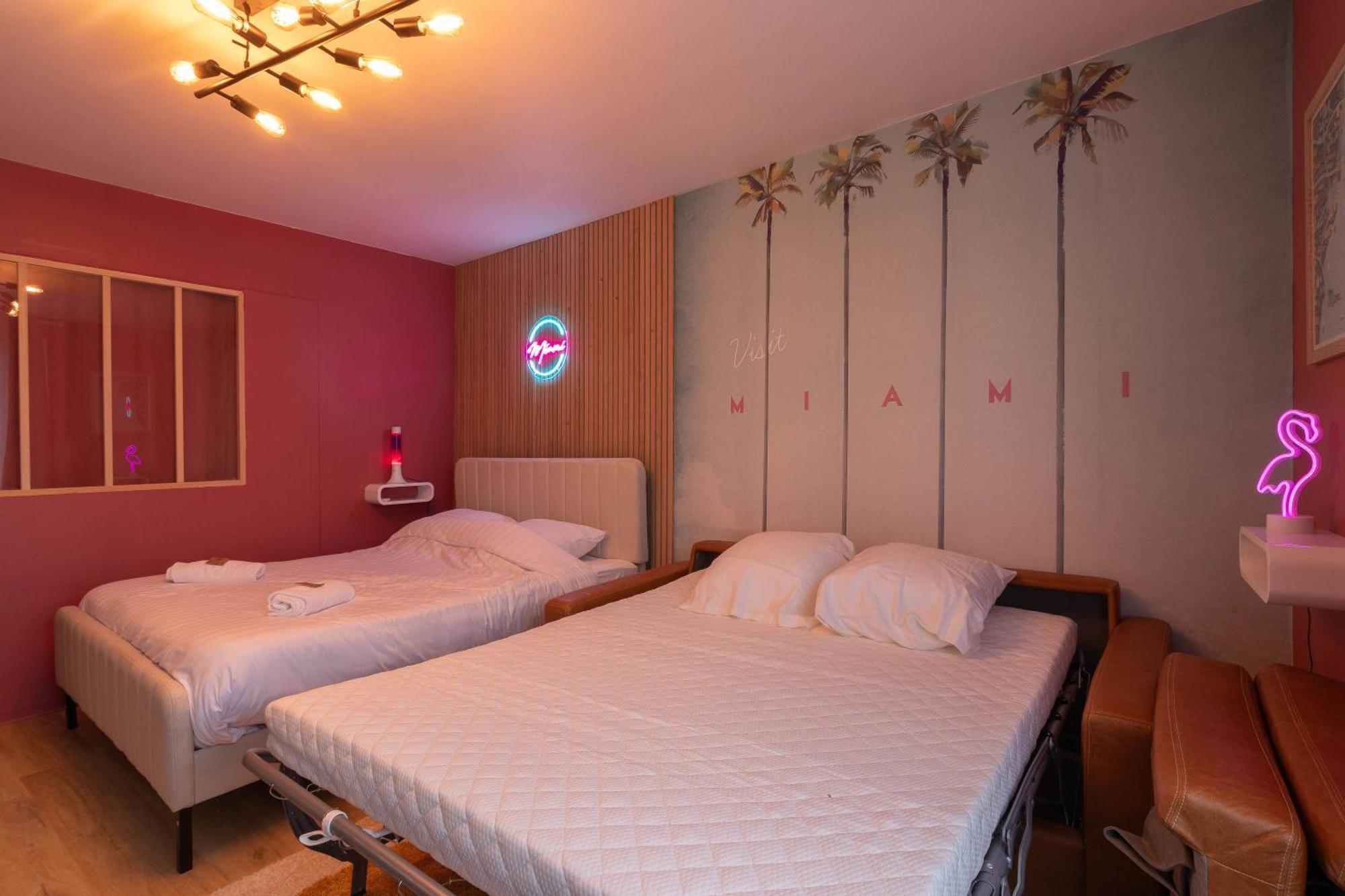 Cabana & Miami 70'S - Proche Parking Et Epicerie Macon Luaran gambar